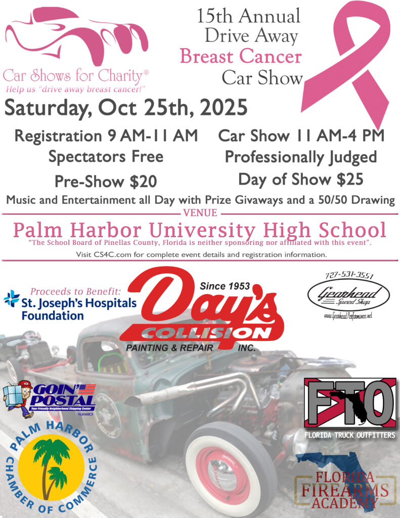 car show in palm harbor florida on october 25