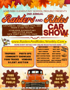car show in new port richey florida on november 15