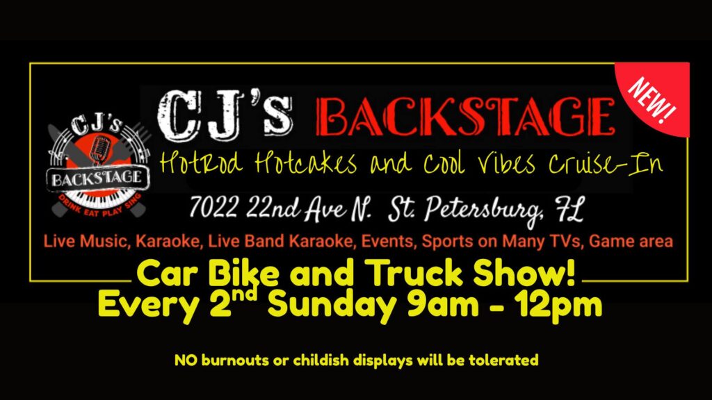 car show in st petersburg florida on sundays