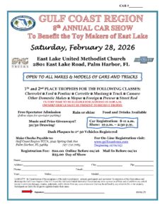 car show in palm harbor florida on february 28