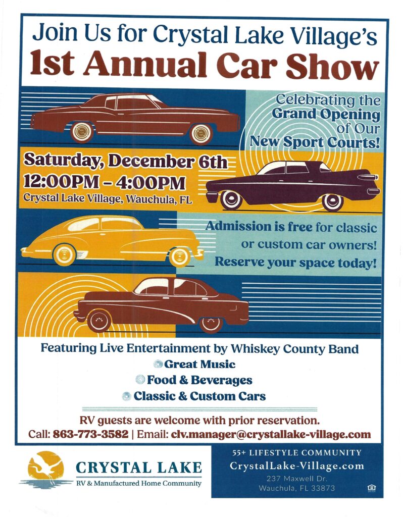 car show in Wauchula florida on december 6