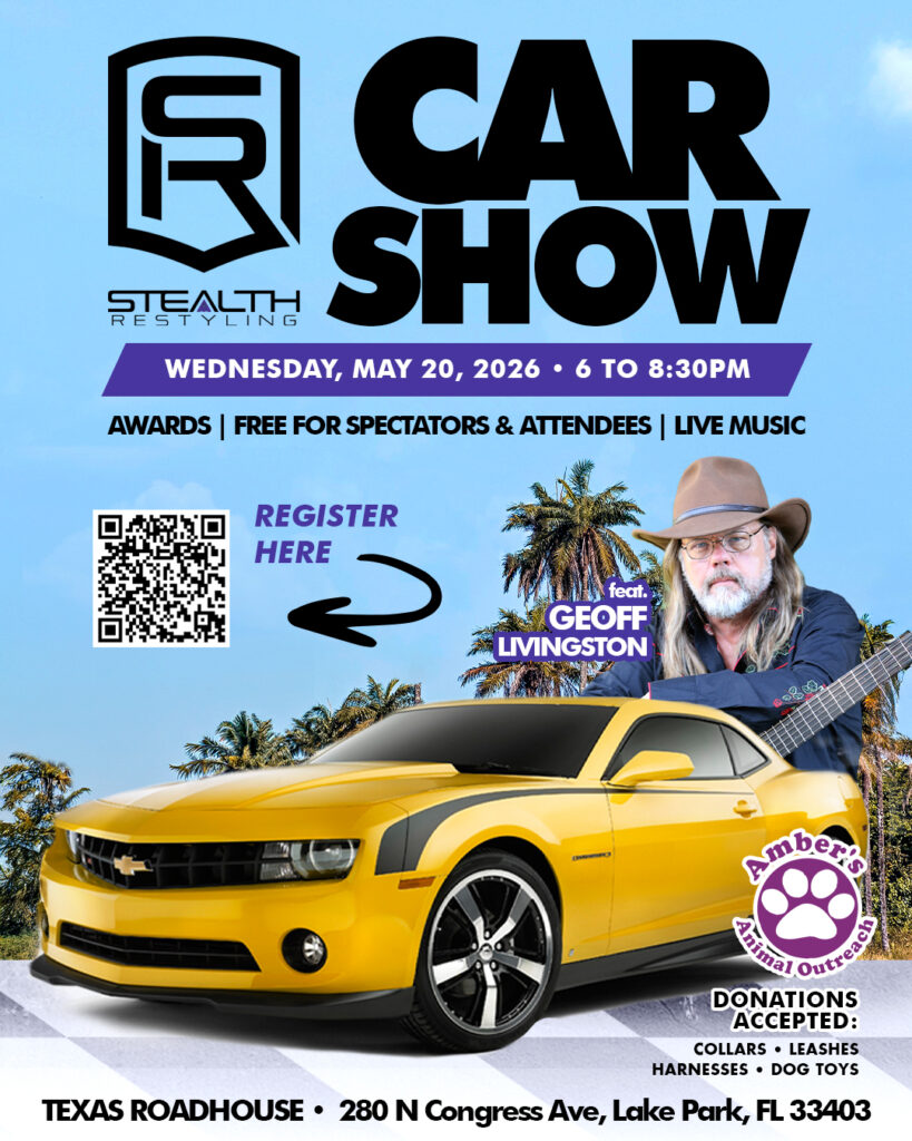 car show in lake park florida on may 20