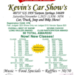 car show in tarpon springs florida on november 1