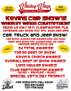car show in clearwater florida on november 9