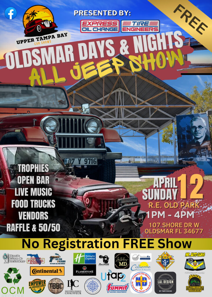 jeep show in oldsmar florida on april 12