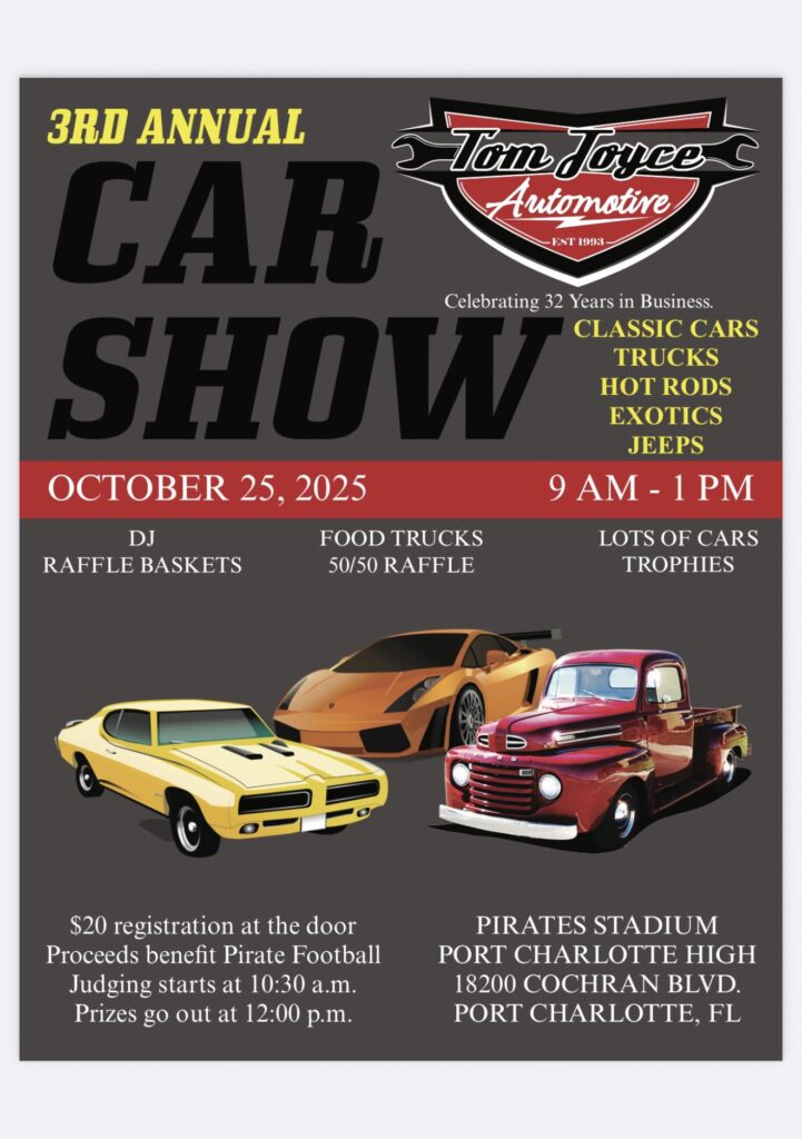 car show in port charlotte florida on october 25