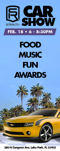 car show in lake park florida on february 18