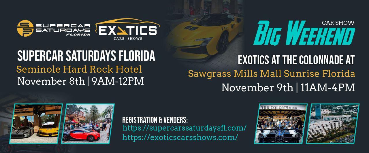 car show in sunrise florida on november 9