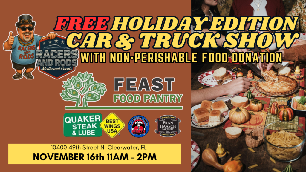 car show in clearwater florida on november 16