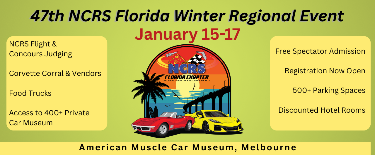 corvette car show in melbourne florida on january 15 16 17
