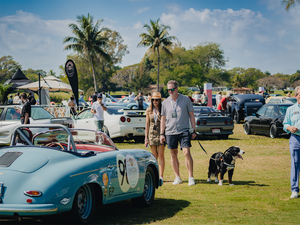 car show in coral gables florida on march 1