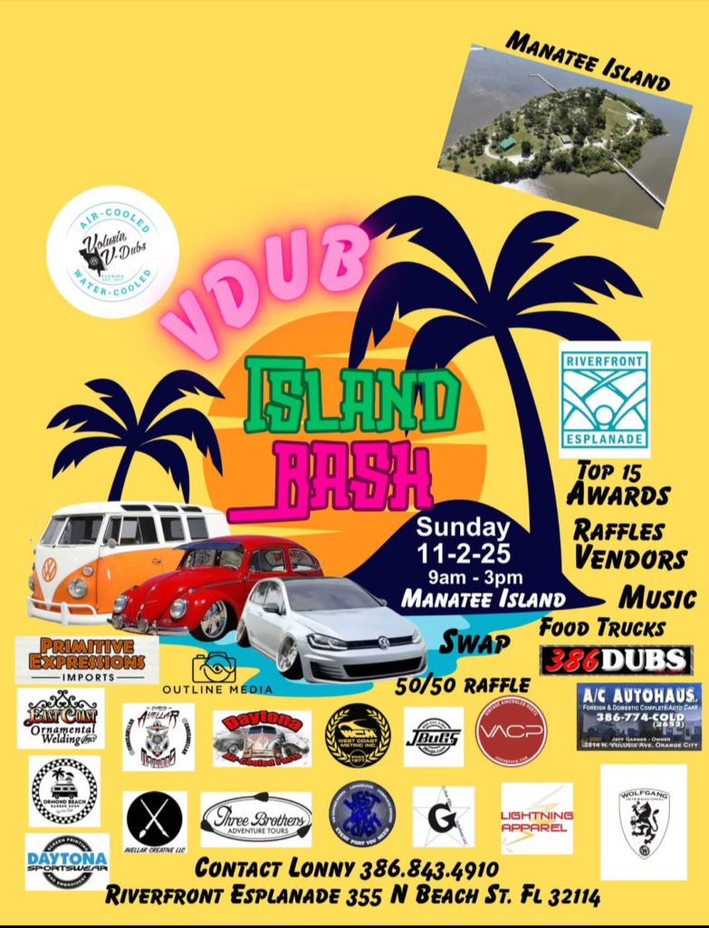 vw car show in daytona beach florida on november 2