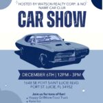 car show in port st lucie florida on december 6