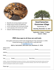 car show in kissimmee florida on november 22