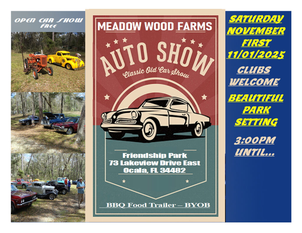 car show in ocala florida on november 1