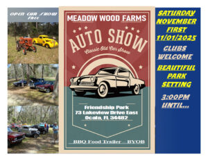 car show in ocala florida on november 1