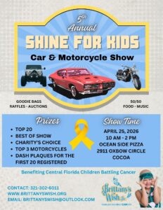 car show in cocoa florida on april 25