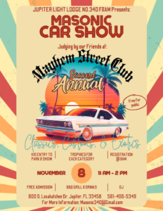 car show in jupiter florida on november 8