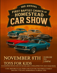 car show in homestead florida on november 8