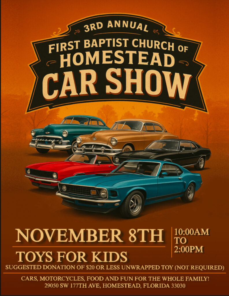 car show in homestead florida on november 8