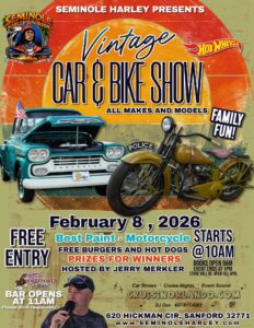car show in sanford florida on february 8