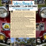 car show in vero beach florida on march 21