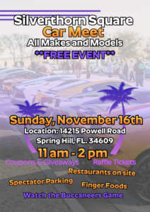 car show in spring hill florida on november 16