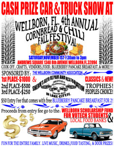 car show in wellborn florida on november 1