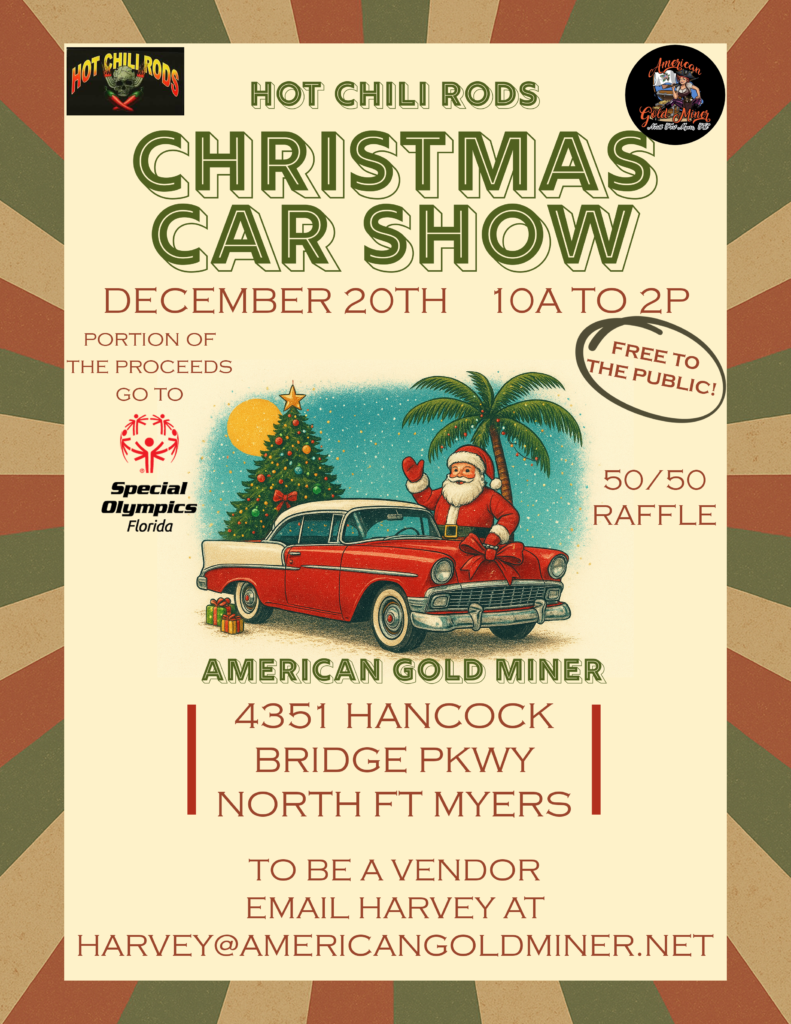 car show in north fort myers florida on december 20