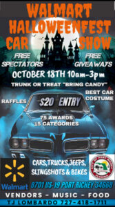 car show in port richey florida on october 18
