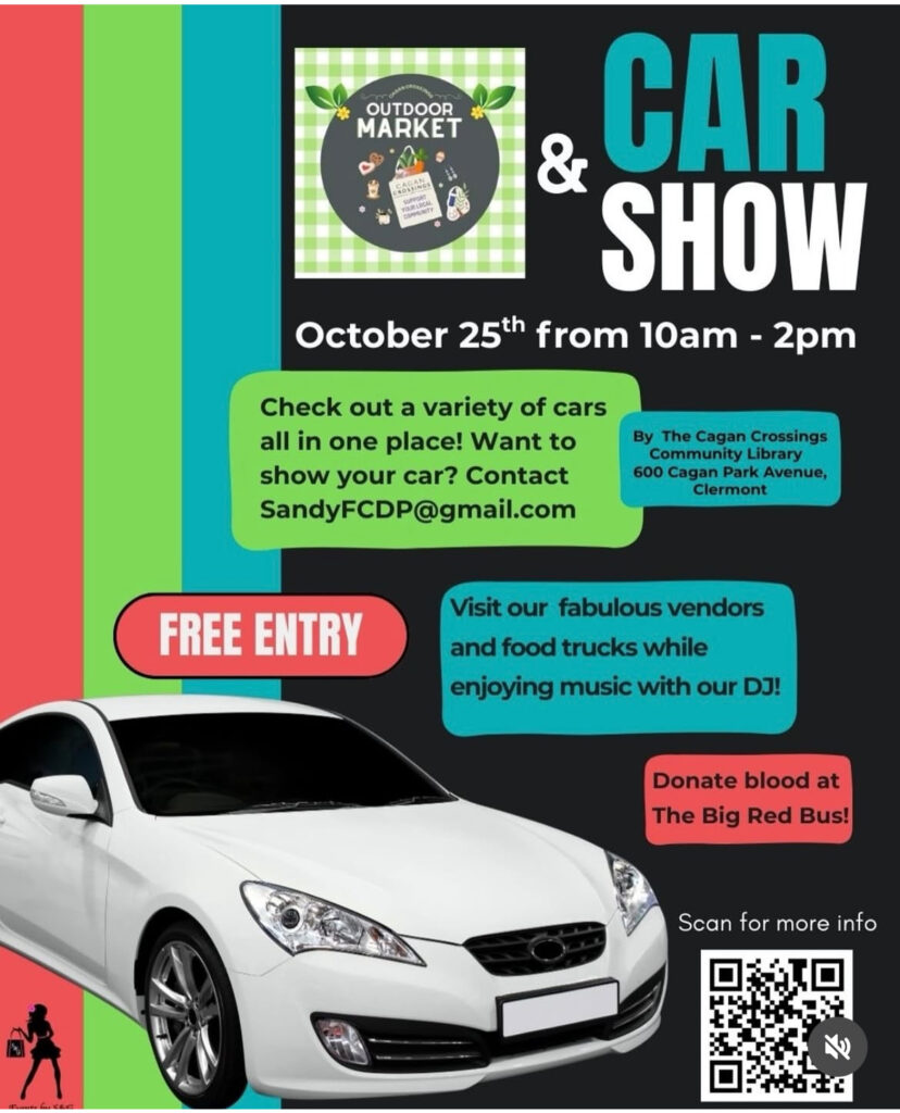 car show in clermont florida on october 25