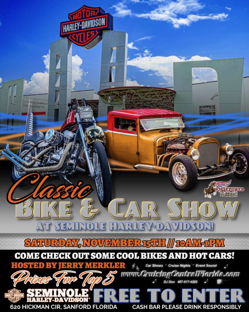 car show in sanford florida on november 15