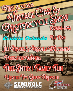 car show in sanford florida on may 3
