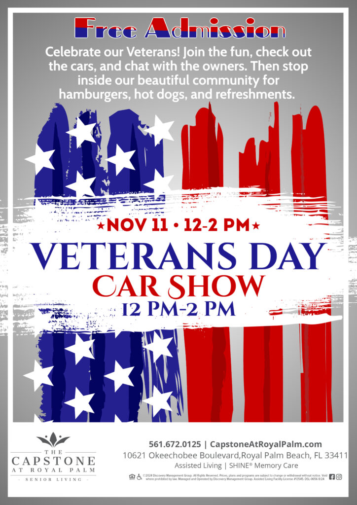 car show in royal palm beach florida on november 11