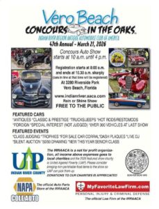 car show in vero beach florida on march 21