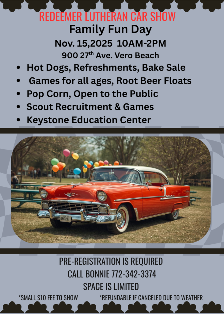 car show in vero beach florida on november 15