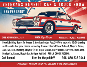 car show in destin florida on november 9