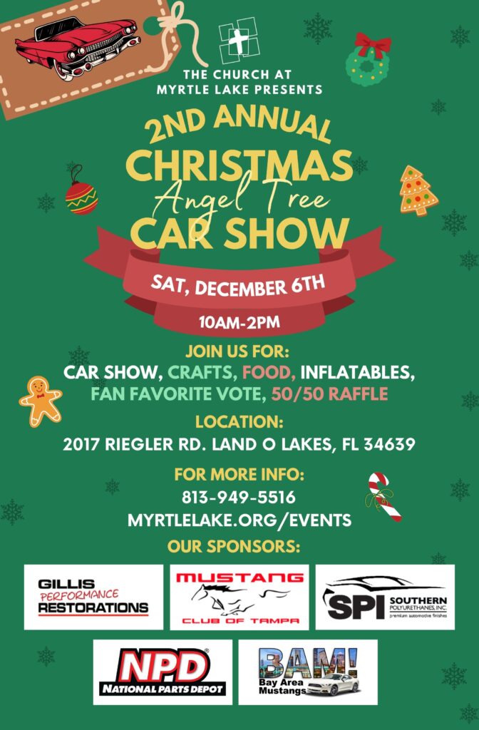 car show in land o lakes florida on december 6