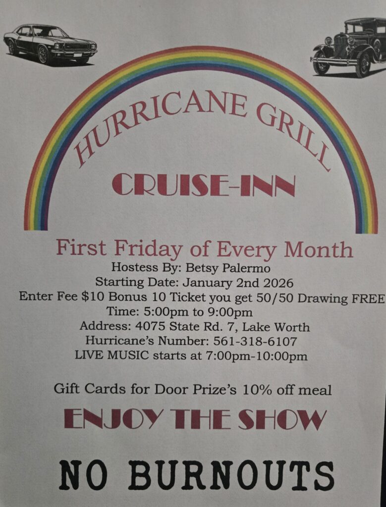 car show in lake worth florida on fridays