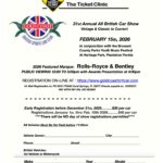 british car show in plantation florida on february 15