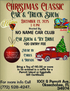 car show in okeechobee florida on december 13