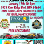 car show in new port richey florida on january 17
