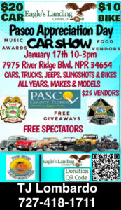 car show in new port richey florida on january 17