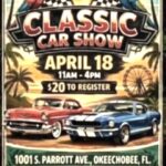 car show in okeechobee florida on april 18