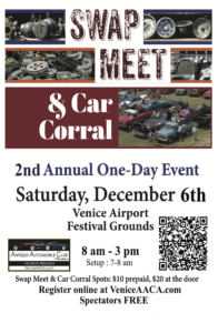 car show swap meet in venice florida on december 6