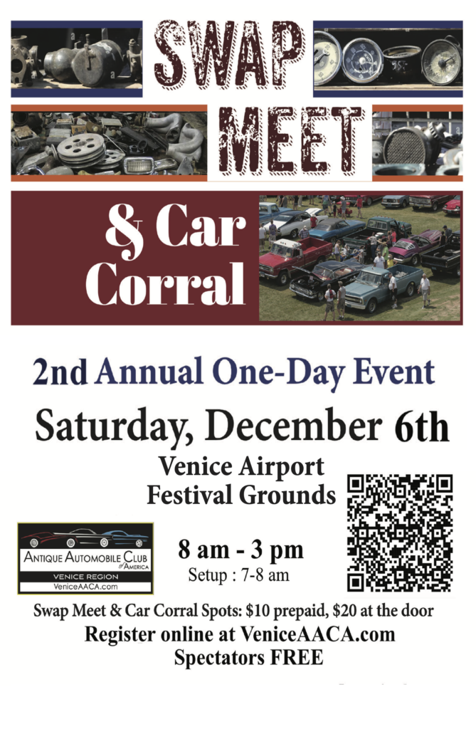 car show swap meet in venice florida on december 6