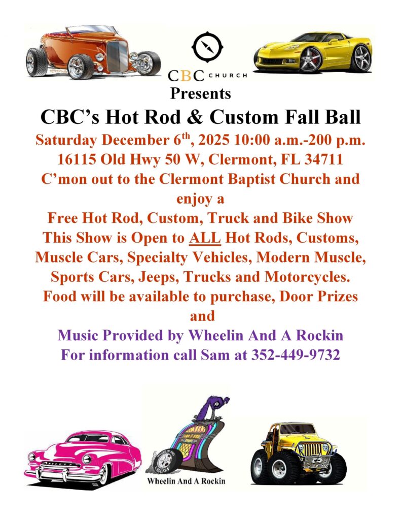 car show in clermont florida on december 6
