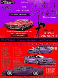 car show in jacksonville florida on december 6
