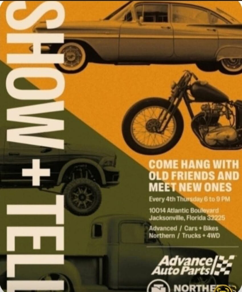 car show in jacksonville flroida on thursday