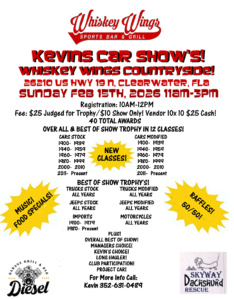 car show in clearwater florida on february 15